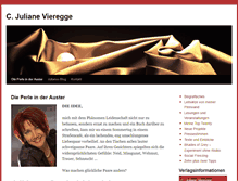 Tablet Screenshot of julianevieregge.de